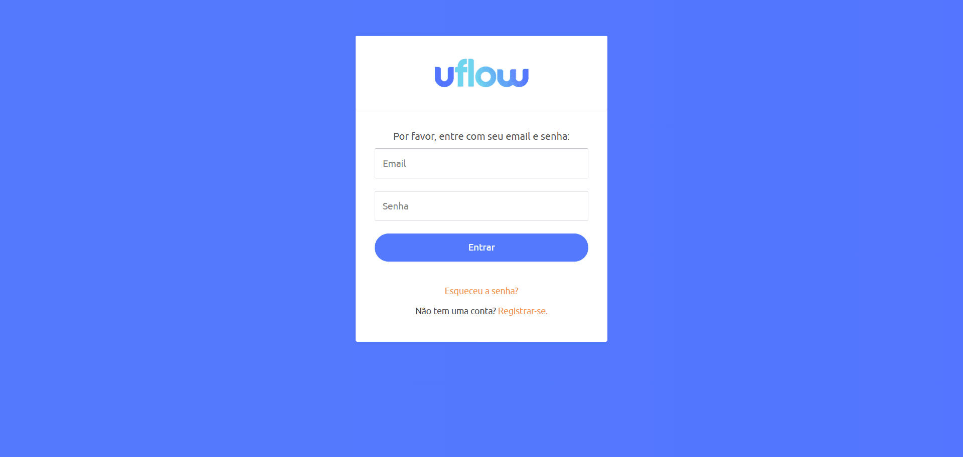 Capa do projeto Uflow.