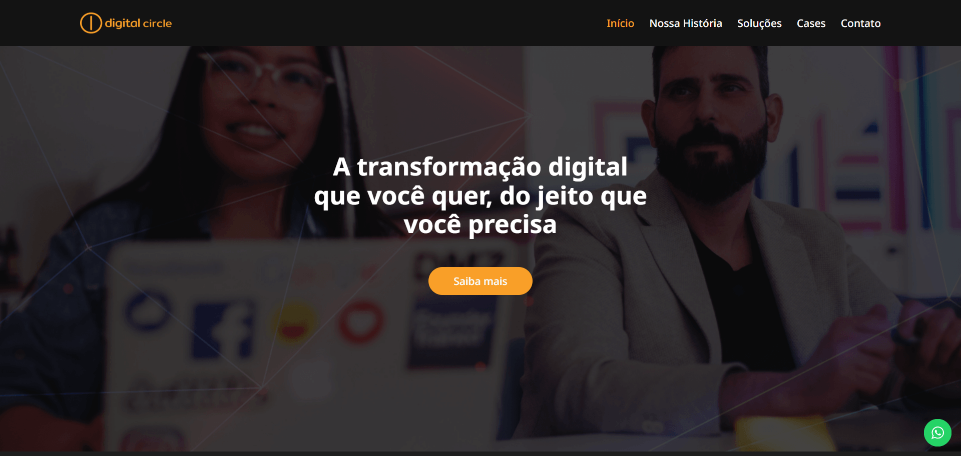 Capa do projeto Digital Circle.