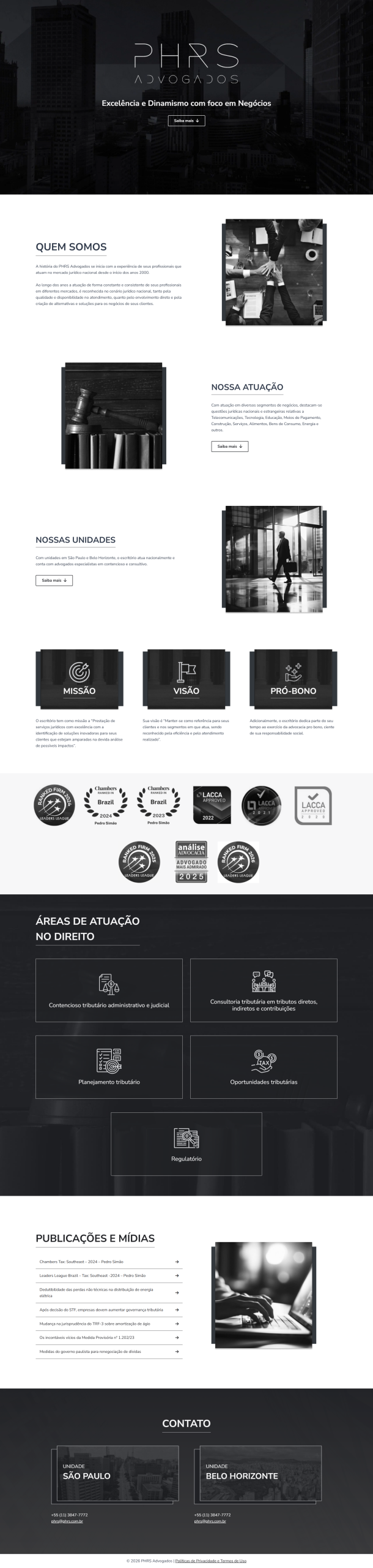 Print do site implementado
